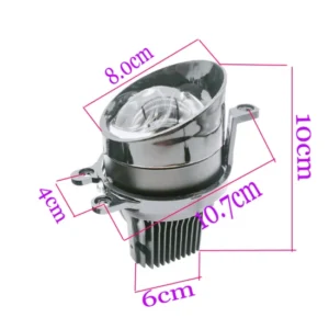 Affordable Three Light Matrix LED Fog Lamps - Dual Lens, 3000K/6000K, Fit Toyota Camry, Prado, Corolla