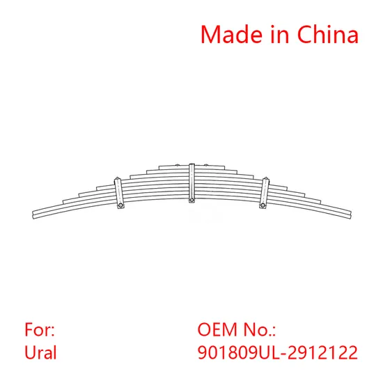 Rear Leaf Spring 901809UL-2912122 for Ural Models Factory Price
