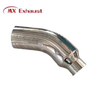 Factory Price 45/60 Degree Carbon Steel Exhaust Elbow Chrome Tips